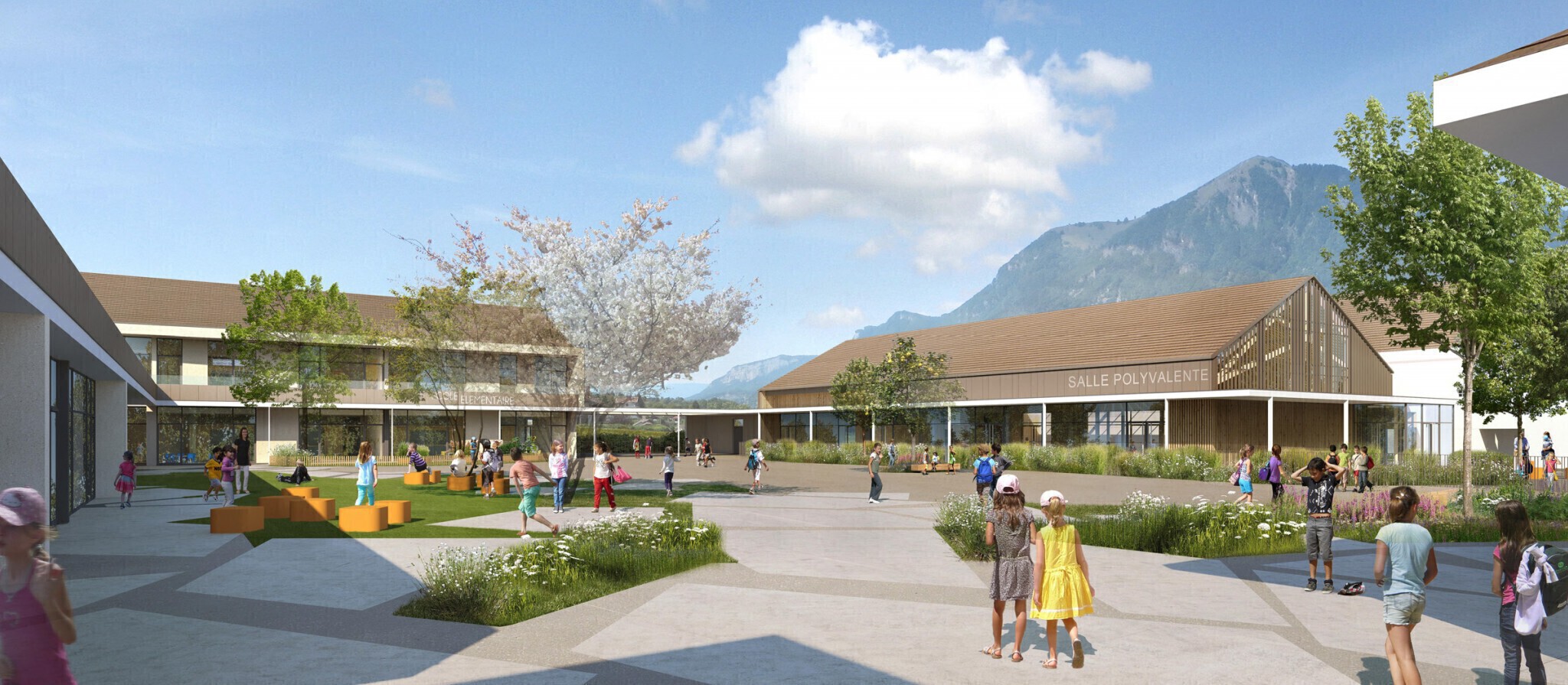 Ecole élémentaire à Marnaz (74-Rhône-Alpes)